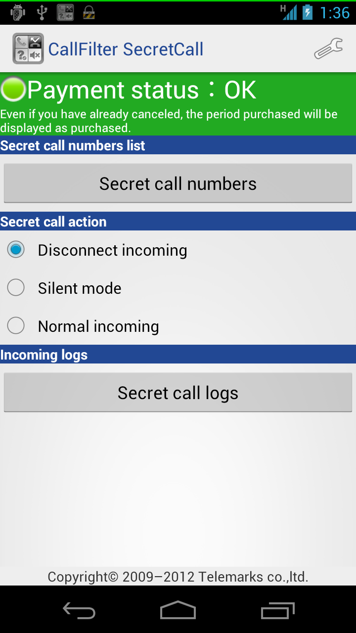 secret call